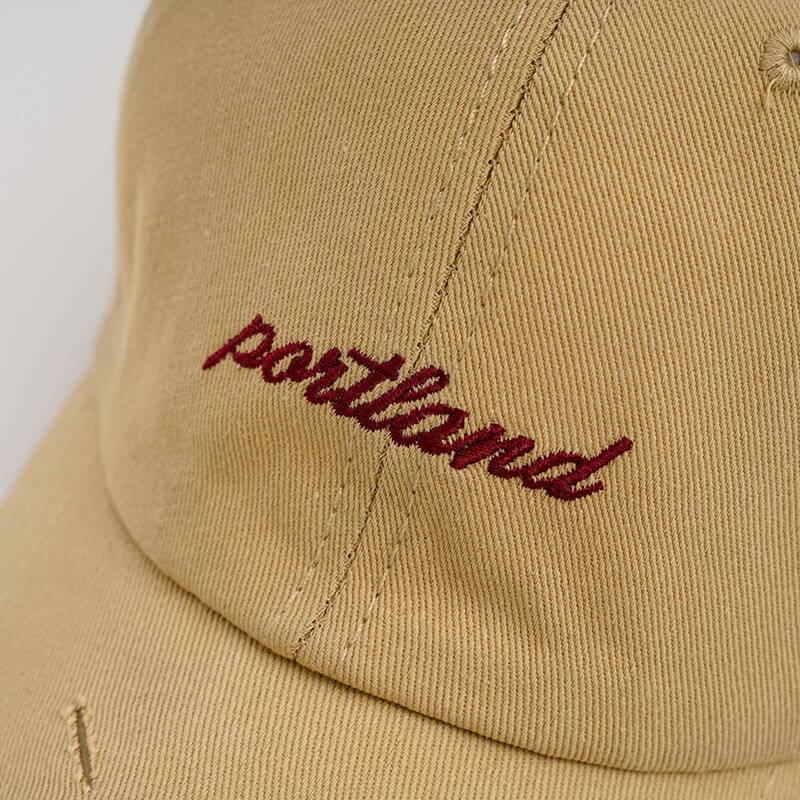 6 panel embroidered baseball cap 3